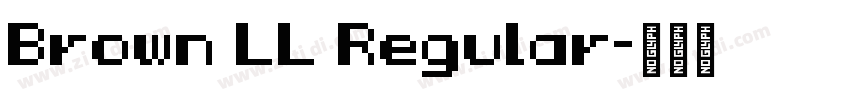 Brown LL Regular字体转换